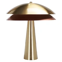 Brass Metal Ava Modern Table Lamp