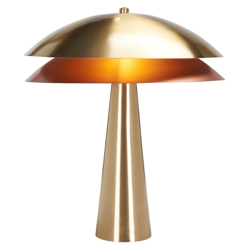 Brass Metal Ava Modern Table Lamp