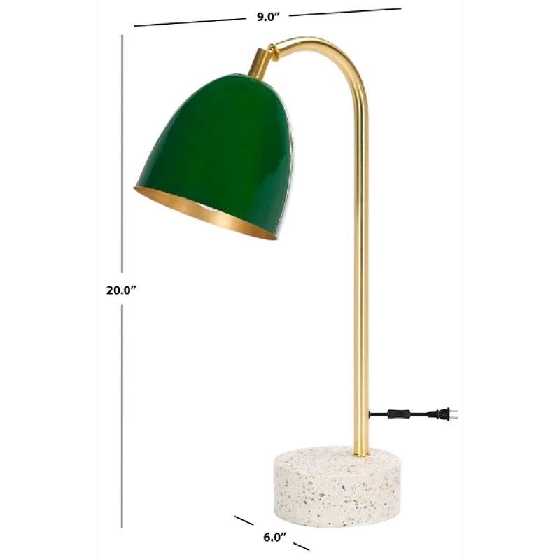 Green Terrazzo Task Table Lamp
