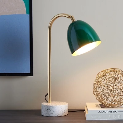 Green Terrazzo Task Table Lamp