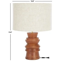 Natural Wood Valene Table Lamp