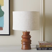 Natural Wood Valene Table Lamp