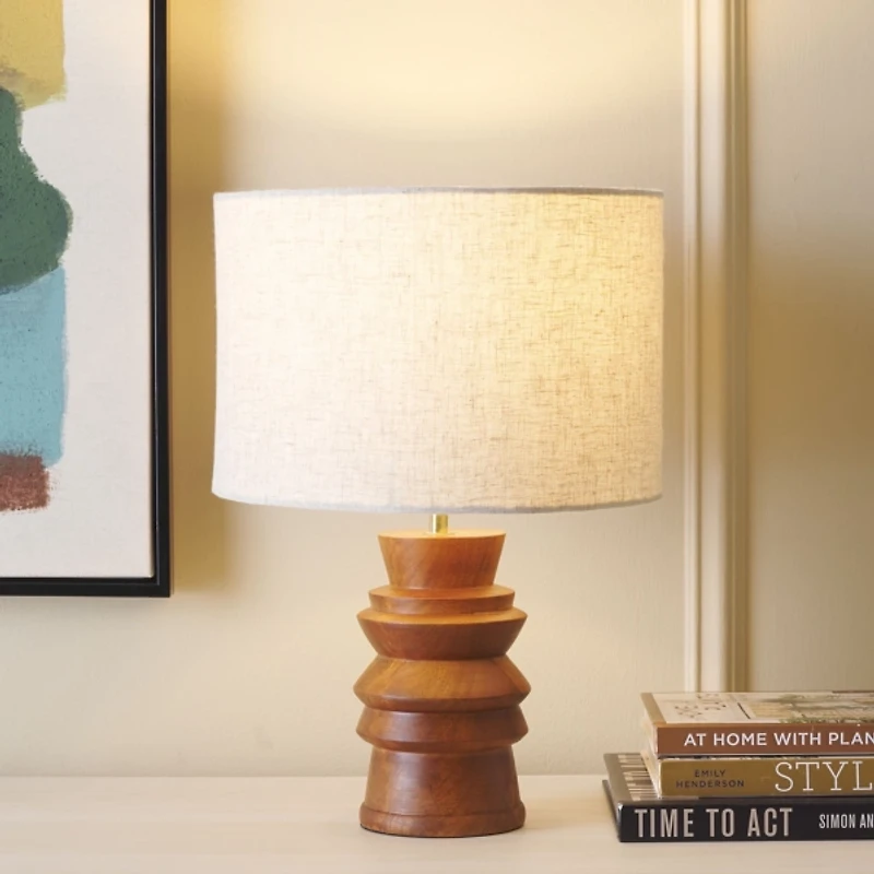 Natural Wood Valene Table Lamp
