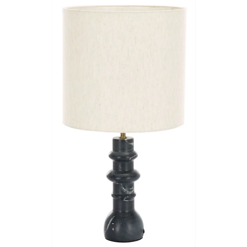 Black Marble Modern Table Lamp