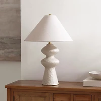 Cream Ceramic Kira Table Lamp