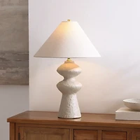 Cream Ceramic Kira Table Lamp