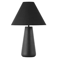 Black Tapered Modern Table Lamp