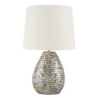 Mother of Pearl Mosaic Lucila Table Lamp