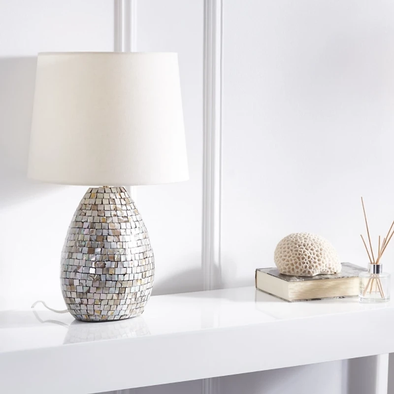 Mother of Pearl Mosaic Lucila Table Lamp