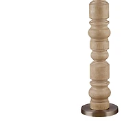 Light Brown Carved Helford Floor Lamp