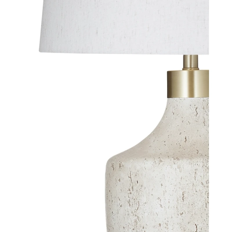 Cream Textured Neecole Table Lamp