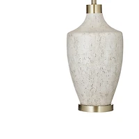 Cream Textured Neecole Table Lamp