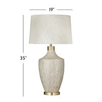 Cream Textured Neecole Table Lamp