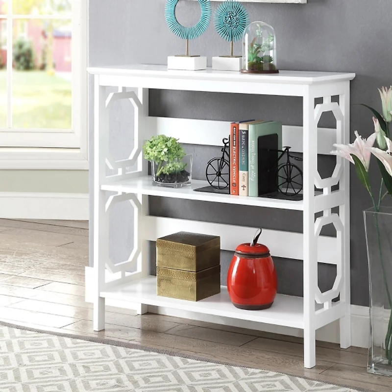 Geometric 3-Tier Bookcase