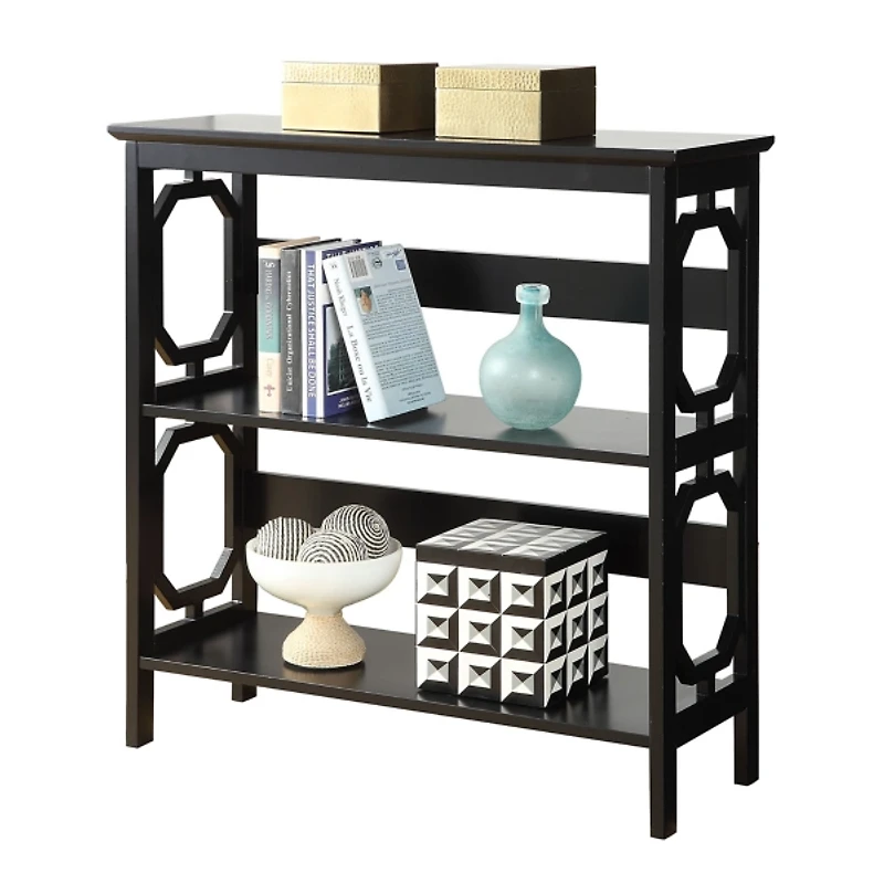 Geometric 3-Tier Bookcase