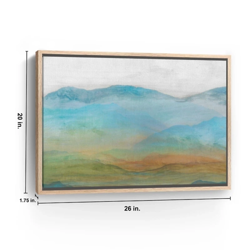 Panorama I Framed Canvas Art Print