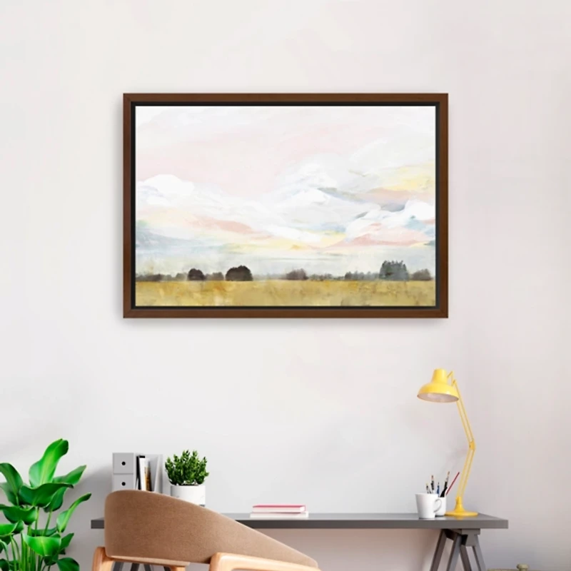 Views I Framed Canvas Art Print