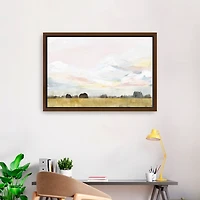 Views I Framed Canvas Art Print