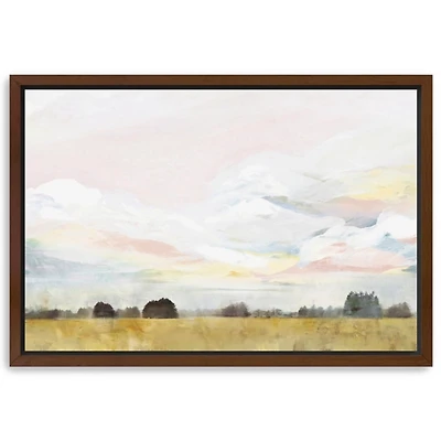 Views I Framed Canvas Art Print