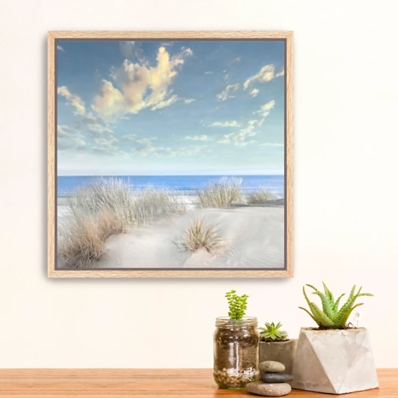 Smooth Sands I Framed Canvas Art Print