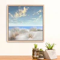 Smooth Sands I Framed Canvas Art Print