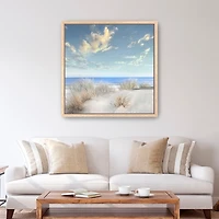 Smooth Sands I Framed Canvas Art Print, 40x40