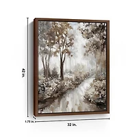 Into the Woods Framed Canvas Art Print, 32x42