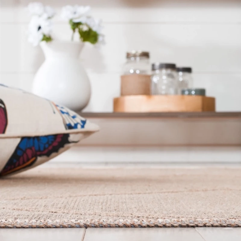 Natural Contemporary Diamond Area Rug