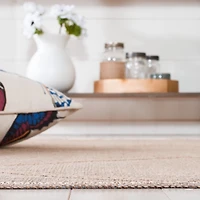 Natural Contemporary Diamond Area Rug