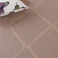 Natural Contemporary Diamond Area Rug