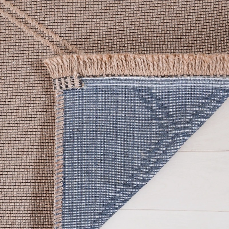 Natural Contemporary Diamond Area Rug