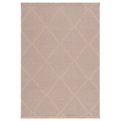Natural Contemporary Diamond Area Rug