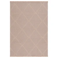 Natural Contemporary Diamond Area Rug