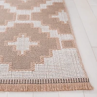 Natural and Ivory Opita Geometric Area Rug