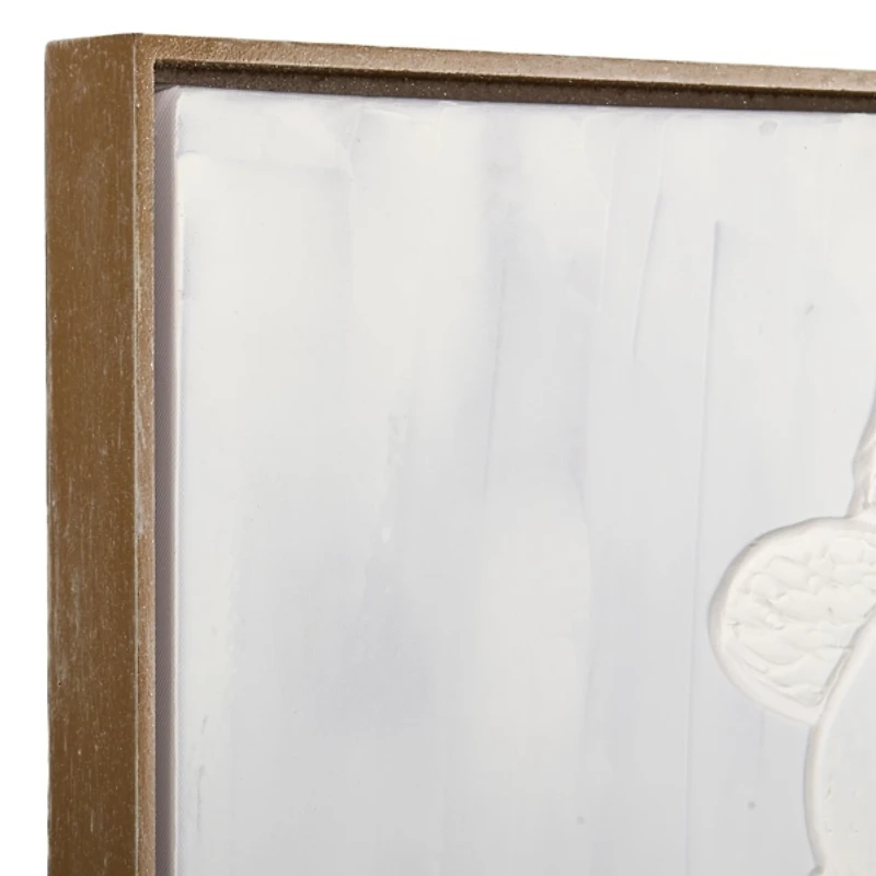 Ivory and Natural Lattice Area Rug