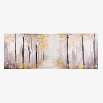 Misty Forest Canvas Art Print