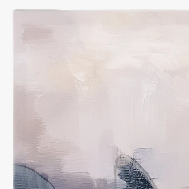 In The Blues Abstract Canvas Art Print