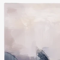 In The Blues Abstract Canvas Art Print