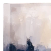 In The Blues Abstract Canvas Art Print