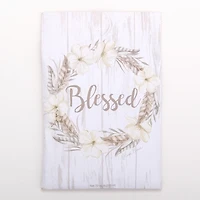 Gray Floral Wreath Blessed Sachet