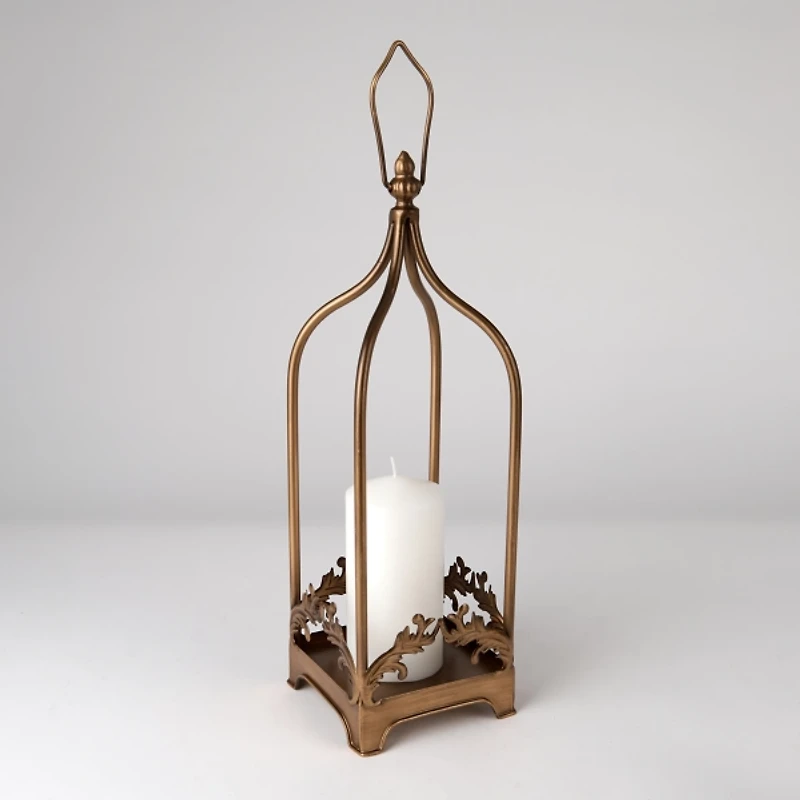 Antique Gold Baroque Square Lantern