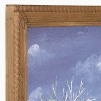 Winter Wonderland Town Framed Art Print