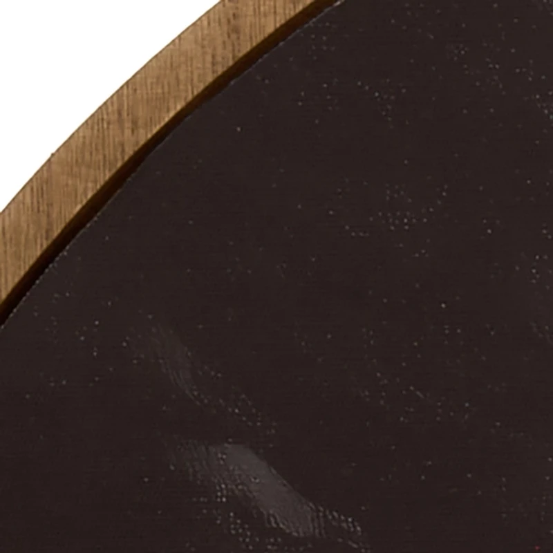 LED Christmas Tree Oval Framed Canvas Art Print