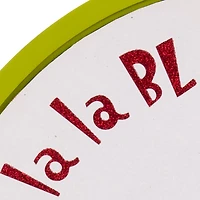 LED Grinch Fa La Blah Blah Framed Canvas Print