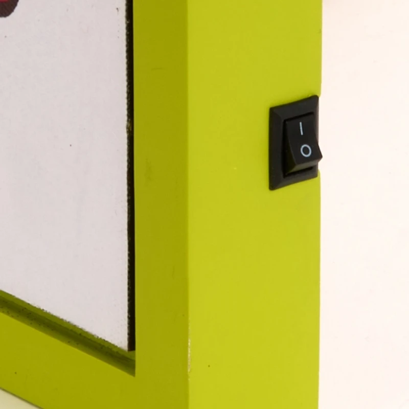 LED Grinch Fa La Blah Blah Framed Canvas Print