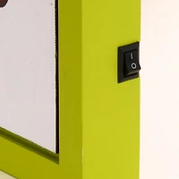 LED Grinch Fa La Blah Blah Framed Canvas Print