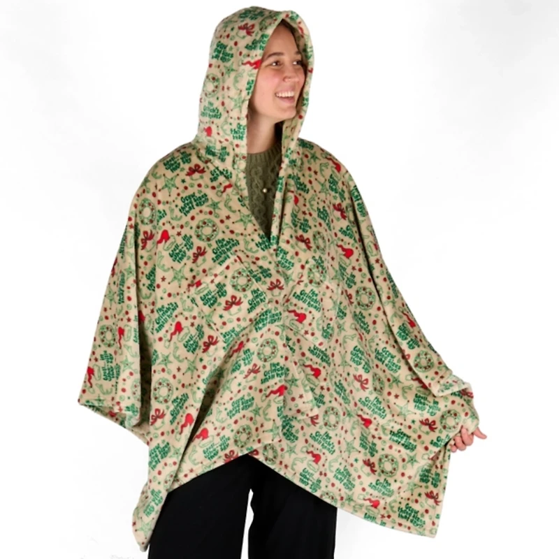Grinch Christmas Cozy Wrap