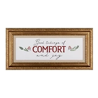 Tidings of Comfort and Joy Wall Plaque