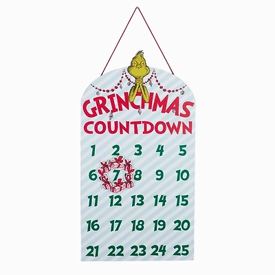 Grinchmas Countdown Wall Plaque