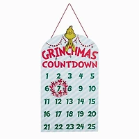 Grinchmas Countdown Wall Plaque